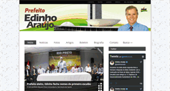 Desktop Screenshot of edinhoaraujo.com.br